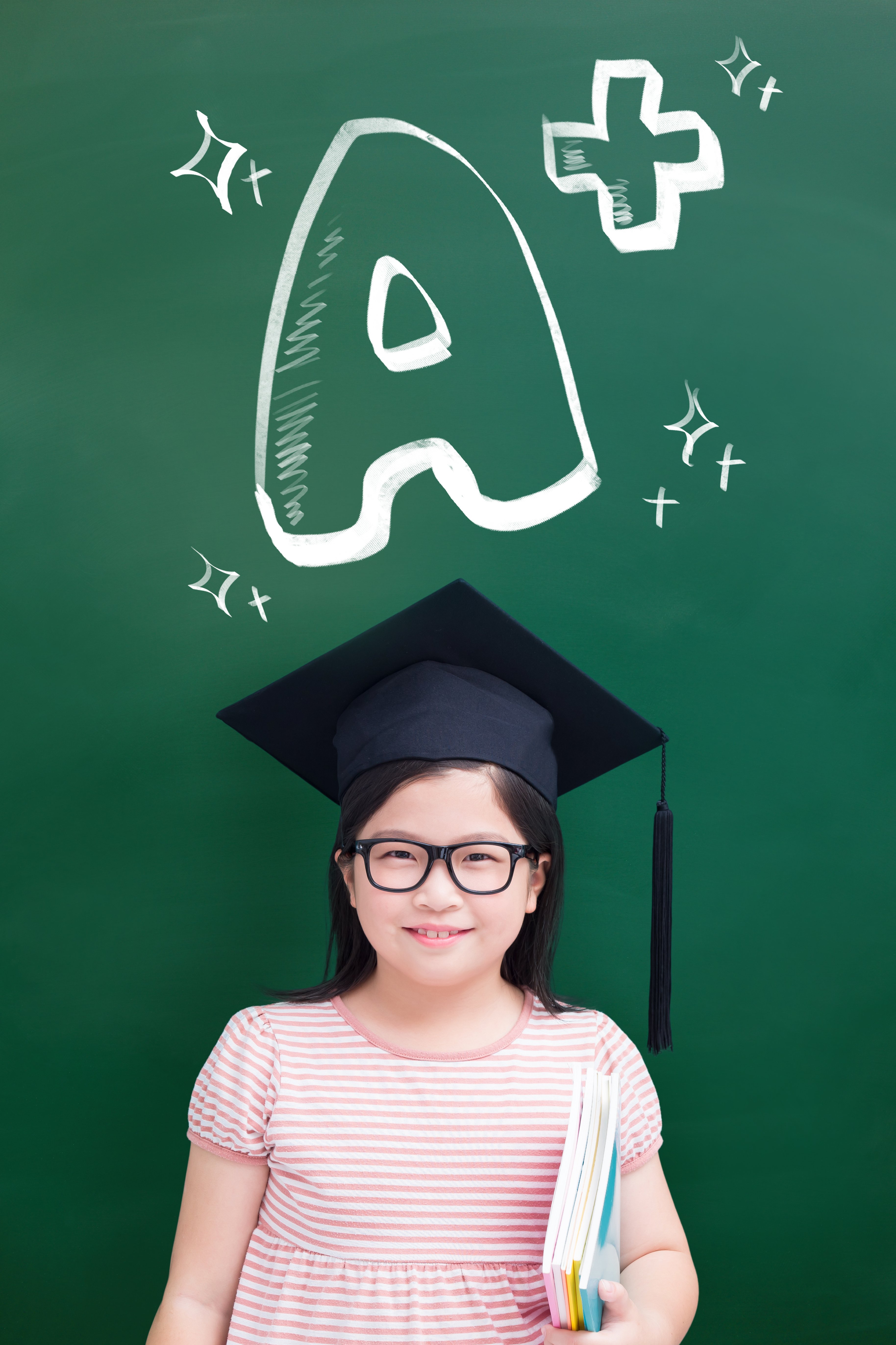 Girl Graduating with Honors